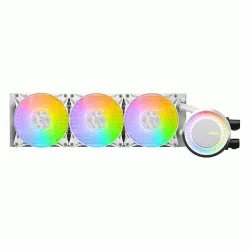 MSI MAG Coreliquid E360 ARGB white 360mm CPU Liquid Cooler with Intel & AMD Socket Support, 120mm Fans, CPU Liquid Cooler