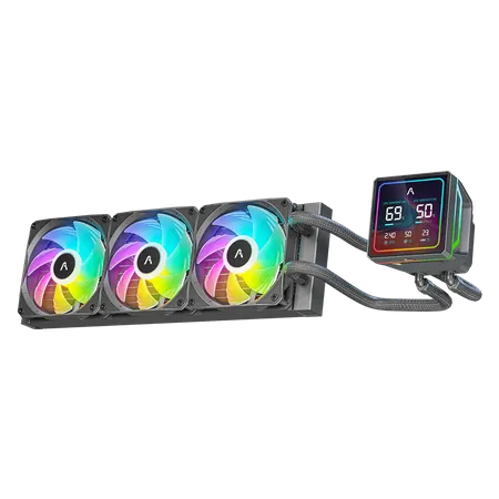 PROLAB AI360 LCD AIO LIQUID COOLER ARGB BLACK