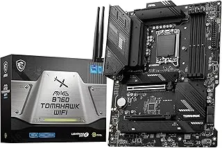 MSI MAG B760 Tomahawk WiFi ATX Motherboard | Supports 12th/13th Gen Intel Core Processor | 2 x PCIe 4.0 x16 | DDR5, 192GB Memory Capacity 7000+MHz/OC | 4X EZ Debug LED | RGB Mystic Light | Wi-Fi 6E