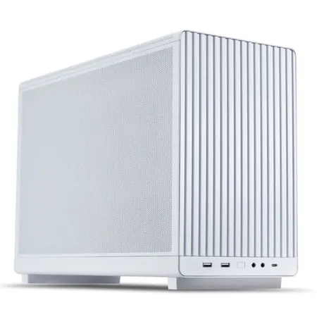 Lian Li A3 Micro ATX Tempered Glass White Steel Mini Tower Desktop Cabinet (G99.A3W-WDG.00)