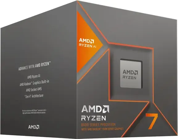 AMD Ryzen 7 8700G 4.2 GHz Upto 5.1 GHz AM5 Socket 8 Cores 16 Threads 8 MB L2 16 MB L3 Desktop Processor