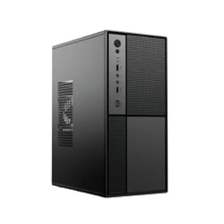 Foxin Apex 1 Series Mini Tower Computer Case SPCC Steel Build with 500W Power Supply