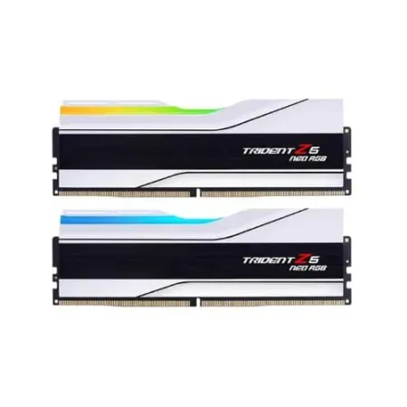 G.Skill Trident Z5 Neo RGB 32GB (16GBx2) DDR5 6000MHz Desktop RAM (White) F5-6000J3036F16GX2-TZ5NRW