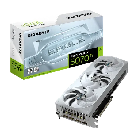 GIGABYTE RTX 5070 Ti Eagle Ice SFF OC White 16GB Nvidia Graphic Card