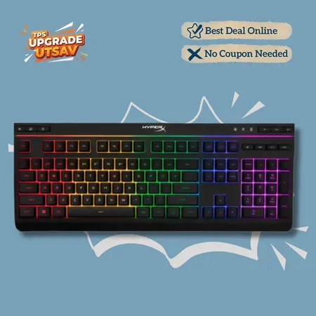 HYPERX Alloy Elite RGB Full Size Mechanical Wired Gaming Keyboard ( Black ) ( Cherry MX Brown Switch )