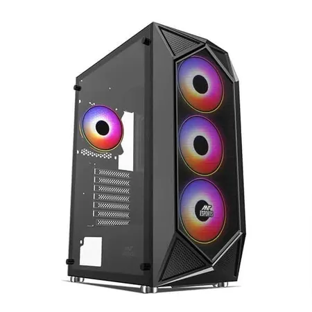 ANT ESPORTS ICE-150TG Mesh ATX Mid Tower Cabinet (Black)