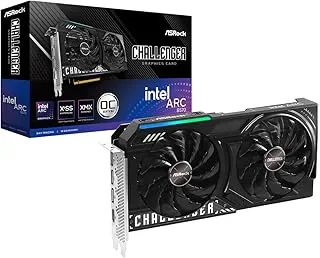 ASRock Intel Arc B570 Challenger 10GB OC 2600 MHz 19 Gbps GDDR6 160 Bits 7680 x 4320 600W Dual Fan 0dB Silent Cooling Graphics Card