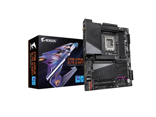 Gigabyte Z790 AORUS XTREME X ICE Wi-Fi 7 Intel Z790 LGA1700 DDR5 E-ATX Motherboard