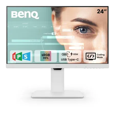 BENQ GW2486TC 24 Inch FHD 100Hz IPS Panel 99% SRGB 5MS AMD FreeSync Gaming Monitor (White)