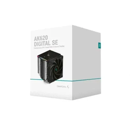 DeepCool AK620 Digital 120mm Dual Tower CPU Air Cooler With ARGB LED Strips (Black)