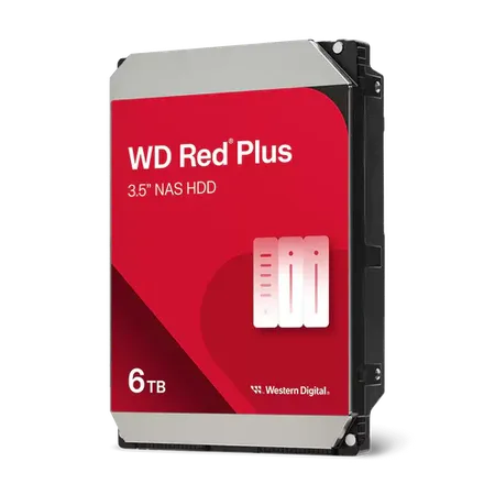 Western Digital WD Red Plus 6TB 3.5" SATA 5400 RPM NAS Internal Hard Disk Drive