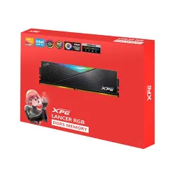 Adata XPG Lancer RGB ROG Certified 32GB (16GBx2) DDR5 6600MHz Desktop Memory AX5U6600C3216G-DCLARROG