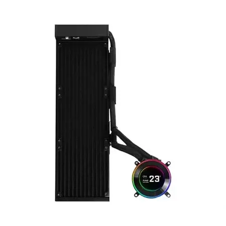 LIAN LI Hydroshift II LCD-C 360N Fanless CPU Liquid Cooler ( White )