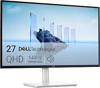 Dell S2725DSM 27"/68.58cm QHD Monitor, 144Hz, IPS Panel, 1ms Response, Brightness 350 cd/m2, Contrast 1500:1, Dual Speakers 6W, HDMI, DP Port, Warranty 3 Years, TÜV Rheinland 4-Star Eye Comfort
