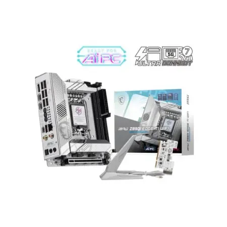 MSI MPG Z890I Edge Ti WiFi Intel LGA 1851 ATX WiFi 7 PCIe 5.0 Gaming Motherboard