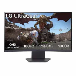 LG 27 inch QHD Curved Gaming Monitor (27GS60QC-B)