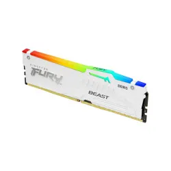 Kingston Fury Beast RGB 16GB DDR5 5600MHz CL40 DIMM Gaming Desktop Memory - White