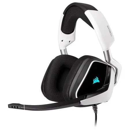 CORSAIR Void Elite RGB Wired/USB 7.1 Surround Gaming Headphone With Mic ( White ) ( PC )