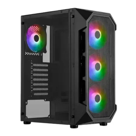 GAMDIAS Aura GC1 Mesh ARGB ATX Mid Tower Cabinet (Black)