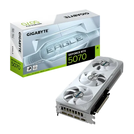 GIGABYTE GeForce RTX 5070 Eagle Ice SFF OC White 12GB Nvidia Graphic Card