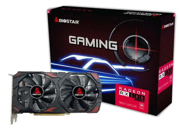 Biostar RX580 8 GB GDDR5 VA5815RV82 Graphic Card