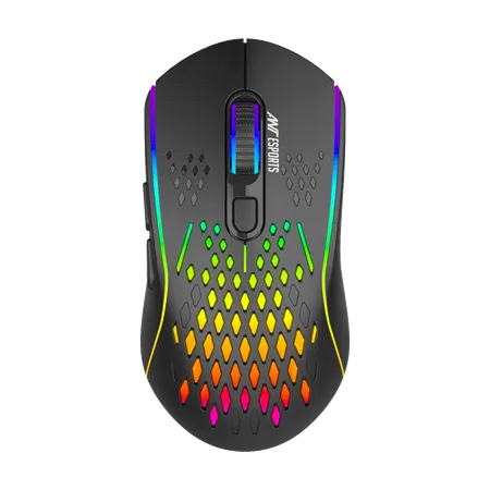 ANT ESPORTS GM700 RGB WIRELESS GAMING MOUSE - BLACK