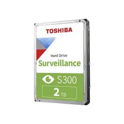 Toshiba S300 2TB 3.5-inch Surveillance Internal Hard Disk with RV Shock Sensors