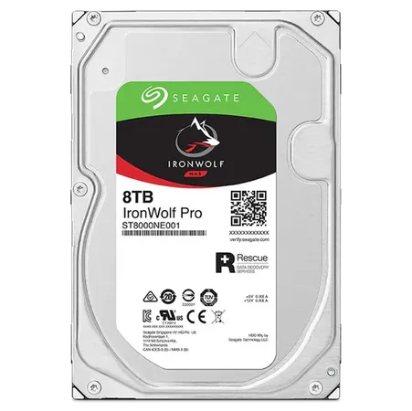 Seagate IronWolf Pro 8TB 3.5" 7200 RPM Enterprise NAS Internal Hard Disk Drive