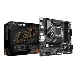 GIGABYTE B650M D3HP PCIe 4.0 Ultra Durable AMD AM5 DDR5 Micro-ATX Motherboard