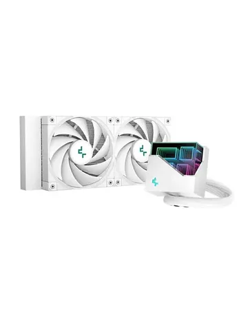 DeepCool LT520 240mm ARGB High-Performance CPU Liquid Cooler White