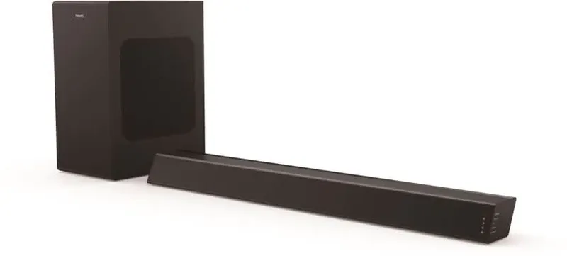 PHILIPS TAB7305 WITH WIRELESS SUBWOOFER, DOLBY AUDIO, HDMI ARC, OPTICAL IN 300 W BLUETOOTH SOUNDBAR (BLACK, 2.1 CHANNEL)
