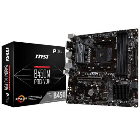 MSI B450M Pro-VDH DDR4 AMD Motherboard
