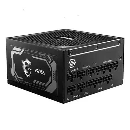 MSI MAG A1000GL 1000 Watt ATX 3.1 PCIe 5.1 80 Plus Gold Fully Modular Power Supply