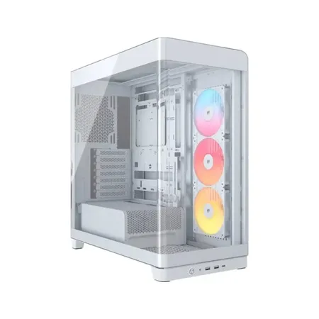 Corsair Frame 4500X RS-R ARGB Panoramic Glass Mid-Tower E-ATX Cabinet White (CC-9011315-WW)
