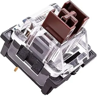 Outemu Brown Switches 20 Pack,3 Pin Tactile DIY Replacement Switches for Mechanical Gaming Keyboard