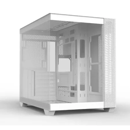 Cooler Master CD600 White ATX Mid Tower Computer Case Full Transparent Sea‑View Design