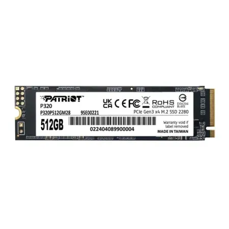 Patriot P320 512GB M.2 2280 PCIe Gen 3×4 SSD