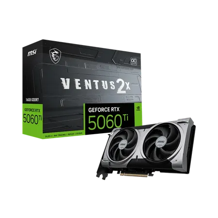 MSI GeForce RTX 5060 Ti 16G VENTUS 2X OC PLUS 128-Bit Graphics Card