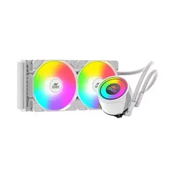 Ant Esports ICE-240 ARGB CPU Liquid Cooler - White...
