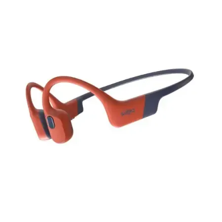 SHOKZ OpenSwim Pro Bone Conduction Sports Headphones, IP68 Waterproof Open-Ear Wireless Earphones with Bluetooth 5.4, Swimming-Red