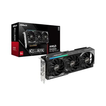 ASRock AMD Radeon RX 9070 XT Challenger 16GB GDDR6 Graphics Card (RX9070XT CL 16G)