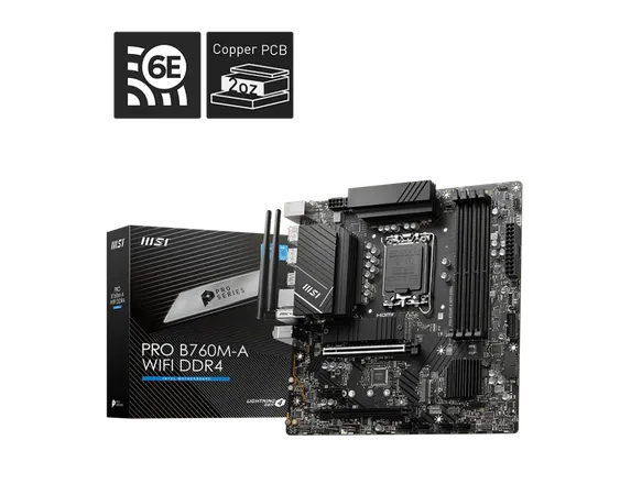 MSI B760M-A PRO WIFI DDR4 INTEL LGA1700 MOTHERBOARD
