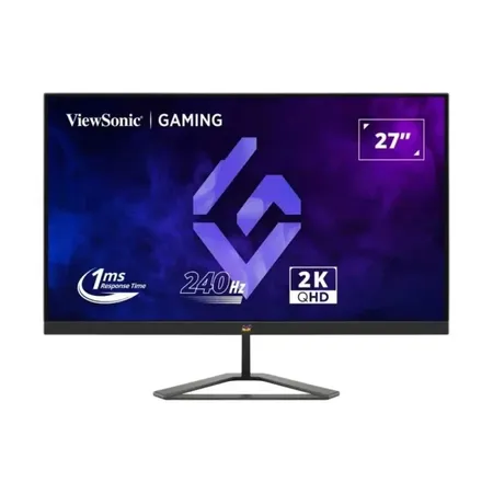 ViewSonic VX2758A-2K-PRO-3 (68.58 Cm) 27Inch 240Hz IPS QHD 2K Gaming Monitor| 1ms| HDR10| FreeSync | 137% sRGB | Tilt | Eye Care | 2 x HDMI | Display Port