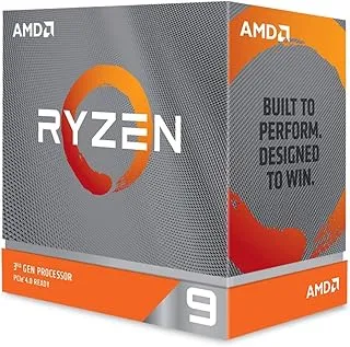 AMD 3000 Series Ryzen 9 3900XT Desktop Processor 12 cores 24 Threads 70MB Cache 3.8GHz Upto 4.7GHz AM4 Socket 400 & 500 Series Chipset (100-100000277WOF)
