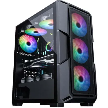 Consistent Lunar Gaming Cabinet 2010 | Support: Micro ATX/ATX/ITX | 6 FRGB Cooling Fan | Total Fan Option 8