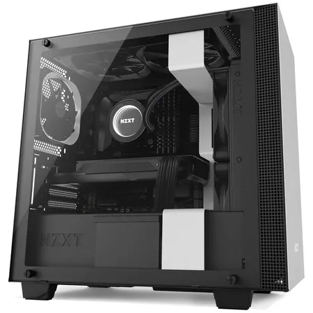 NZXT H400 ITX Mini Tower Cabinet ( Matte White )