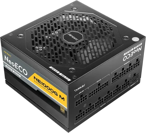 Antec NE1000G M 1000 Watts 80 Plus Gold ATX 3.0 Fully Modular PCIe 5.0 Compatible Power Supply