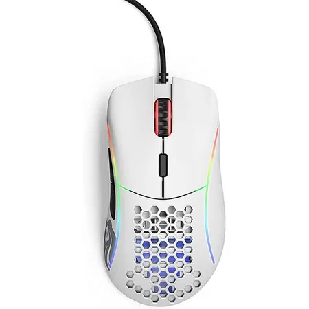 GLORIOUS Model D Minus Wireless Ergonomic Gaming Mouse ( 19000DPI / 6 Macro Buttons ) ( Matte White )