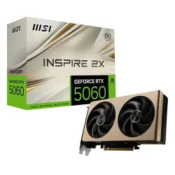 MSI GEFORCE RTX 5060 INSPIRE 2X OC 8GB GRAPHIC CARD