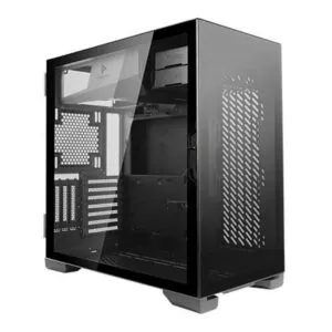 Antec P120 CRYSTAL E-ATX Motherboard Compatible Mid Tower Cabinet Black without Fans